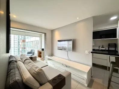 Apartamento com 1 Quarto para alugar, 50m² no Campo Belo, São Paulo