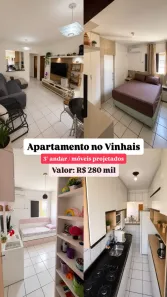 Apartamento com 2 Quartos à venda, 58m² no Recanto dos Vinhais, São Luís