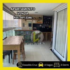 Apartamento com 3 Quartos à venda, 144m² no Osvaldo Cruz, São Caetano do Sul