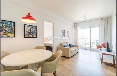 Apartamento com 1 Quarto para alugar, 50m² no Alphaville Centro Industrial e Empresarial/Alphaville., Barueri