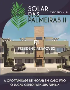 Apartamento com 2 Quartos à venda, 66m² no Palmeiras, Cabo Frio