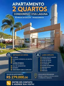 Apartamento com 2 Quartos à venda, 45m² no Praia da Baleia, Serra