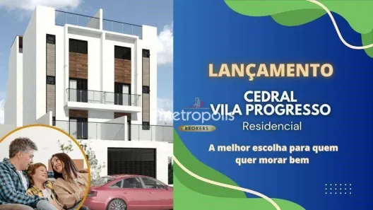 Cobertura com 2 Quartos à venda, 102m² no Vila Progresso, Santo André