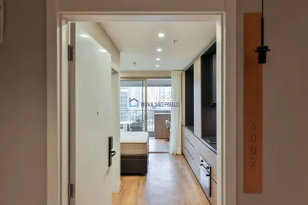 Apartamento com 1 Quarto para alugar, 32m² no Indianópolis, São Paulo
