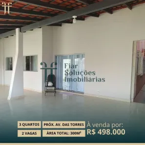 Casa com 3 Quartos à venda, 195m² no Recanto dos Pássaros, Cuiabá