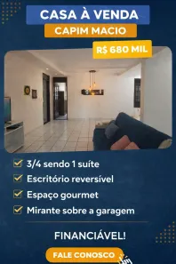 Casa com 4 Quartos à venda, 229m² no Capim Macio, Natal