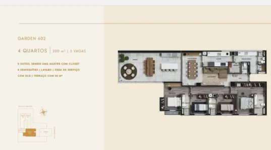 Apartamento com 3 Quartos à venda, 201m² no Funcionários, Belo Horizonte