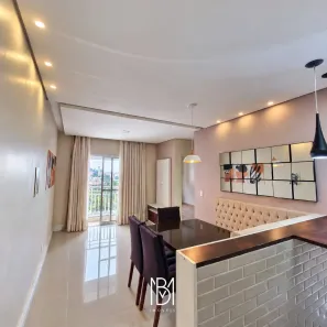 Apartamento com 2 Quartos para alugar, 63m² no Cézar de Souza, Mogi das Cruzes
