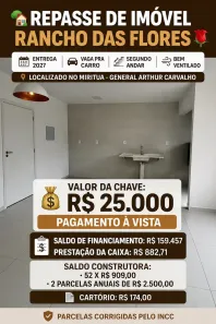 Apartamento com 2 Quartos à venda, 45m² no Vila Roseana Sarney, São José de Ribamar
