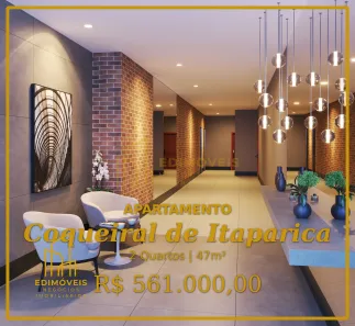 Apartamento com 2 Quartos à venda, 47m² no Coqueiral de Itaparica, Vila Velha