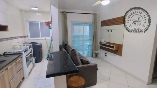 Apartamento com 1 Quarto à venda, 58m² no Caiçara, Praia Grande
