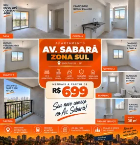 Apartamento com 2 Quartos à venda, 40m² no Vila Isa, São Paulo