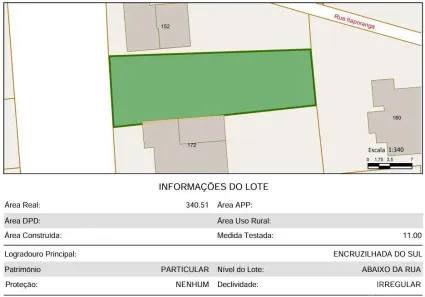 Lote/Terreno à venda, 340m² no Jardim Mauá, Novo Hamburgo