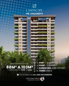 Apartamento com 3 Quartos à venda, 88m² no Calhau, São Luís