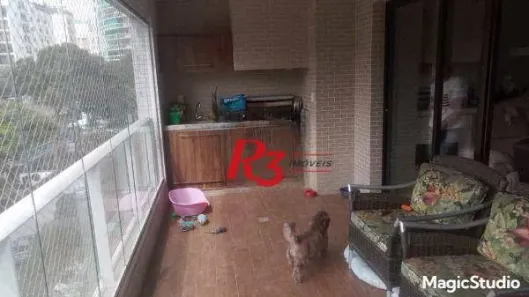 Apartamento com 3 Quartos à venda, 141m² no Gonzaga, Santos
