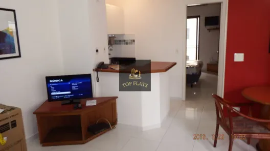 Flat com 1 Quarto para alugar, 40m² no Indianópolis, São Paulo
