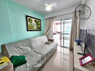Apartamento com 2 Quartos para alugar, 70m² no Boqueirão, Praia Grande