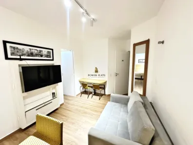 Flat com 1 Quarto para alugar, 40m² no Pinheiros, São Paulo