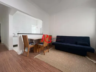 Apartamento com 1 Quarto para alugar, 59m² no Boqueirão, Santos