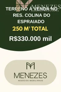 Lote/Terreno à venda, 250m² no Residencial Colina do Espraiado, Franca
