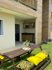 Casa de Condomínio com 3 Quartos para alugar, 72m² no Barra do Jacuípe, Camaçari