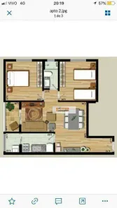 Apartamento com 2 Quartos para venda ou aluguel, 61m² no Baeta Neves, São Bernardo do Campo