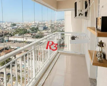 Apartamento com 2 Quartos para alugar, 70m² no Vila Mathias, Santos