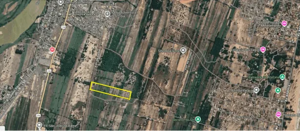 Lote/Terreno à venda, 63330m² no Chatuba, São João da Barra
