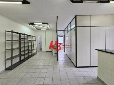 Sala Comercial para venda ou aluguel, 85m² no Vila Mathias, Santos