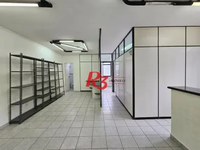 Sala Comercial para alugar, 85m² no Vila Mathias, Santos