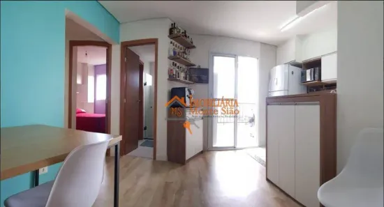 Apartamento com 2 Quartos à venda, 46m² no Vila Galvão, Guarulhos