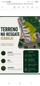 Lote/Terreno à venda, 3020m² no Cabula, Salvador