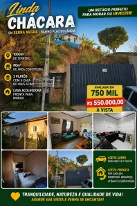 Fazenda/Sítio com 3 Quartos à venda, 1000m² no Centro, Serra Negra