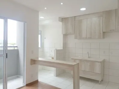 Apartamento com 1 Quarto para alugar, 52m² no Condomínio Residencial Colinas do Paratehy, São José dos Campos