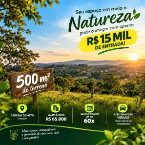Lote/Terreno à venda, 500m² no Água Espraiada (Caucaia do Alto), Cotia
