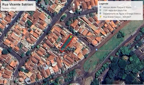 Lote/Terreno à venda, 420m² no Vila Suconasa, Araraquara