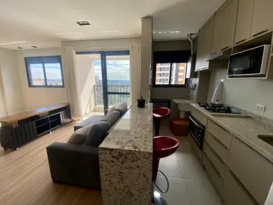 Apartamento com 1 Quarto para alugar, 45m² no Gleba Fazenda Palhano, Londrina