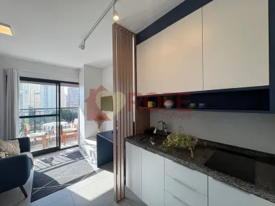 Apartamento com 1 Quarto para alugar, 25m² no Campo Belo, São Paulo