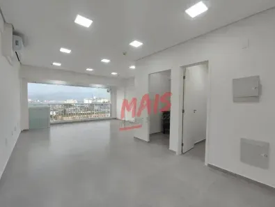 Sala Comercial para venda ou aluguel, 42m² no Vila Mathias, Santos