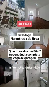 Apartamento com 1 Quarto para alugar, 56m² no Botafogo, Rio de Janeiro