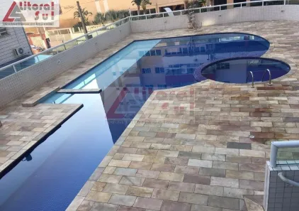 Apartamento com 2 Quartos para alugar, 78m² no Ocian, Praia Grande