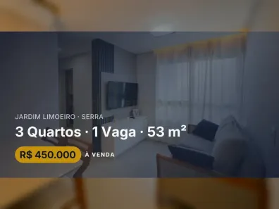 Apartamento com 3 Quartos à venda, 53m² no Jardim Limoeiro, Serra