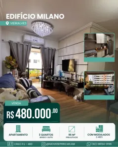 Apartamento com 3 Quartos à venda, 96m² no Nossa Senhora das Graças, Manaus