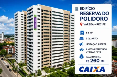 Apartamento com 3 Quartos à venda, 53m² no Várzea, Recife