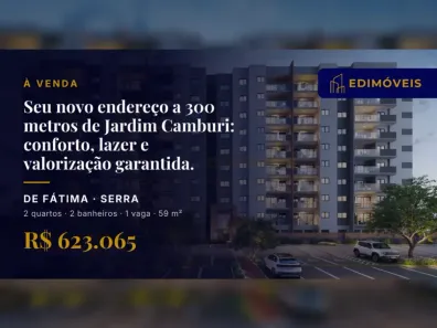 Apartamento com 2 Quartos à venda, 59m² no de Fátima, Serra