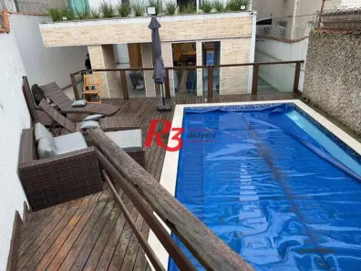 Casa com 4 Quartos para alugar, 350m² no Boqueirão, Santos