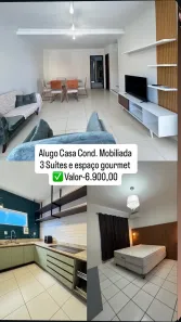 Casa de Condomínio com 3 Quartos para alugar, 310m² no Cohama, São Luís