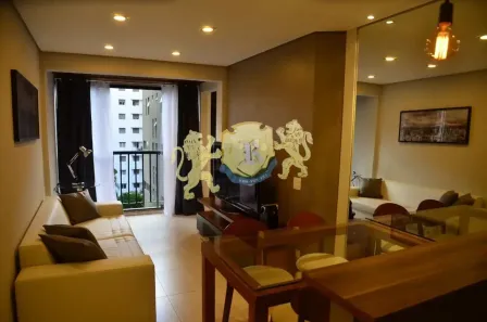 Flat com 1 Quarto para alugar, 36m² no Itaim Bibi, São Paulo