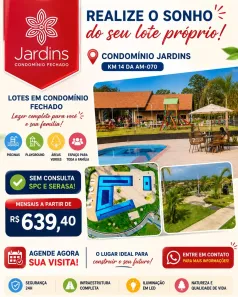 Lote/Terreno à venda, 300m² no , Iranduba
