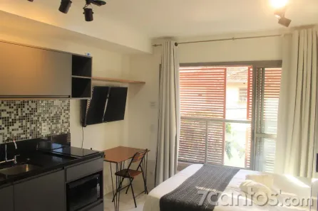 Apartamento com 1 Quarto para alugar, 26m² no Mirandópolis, São Paulo